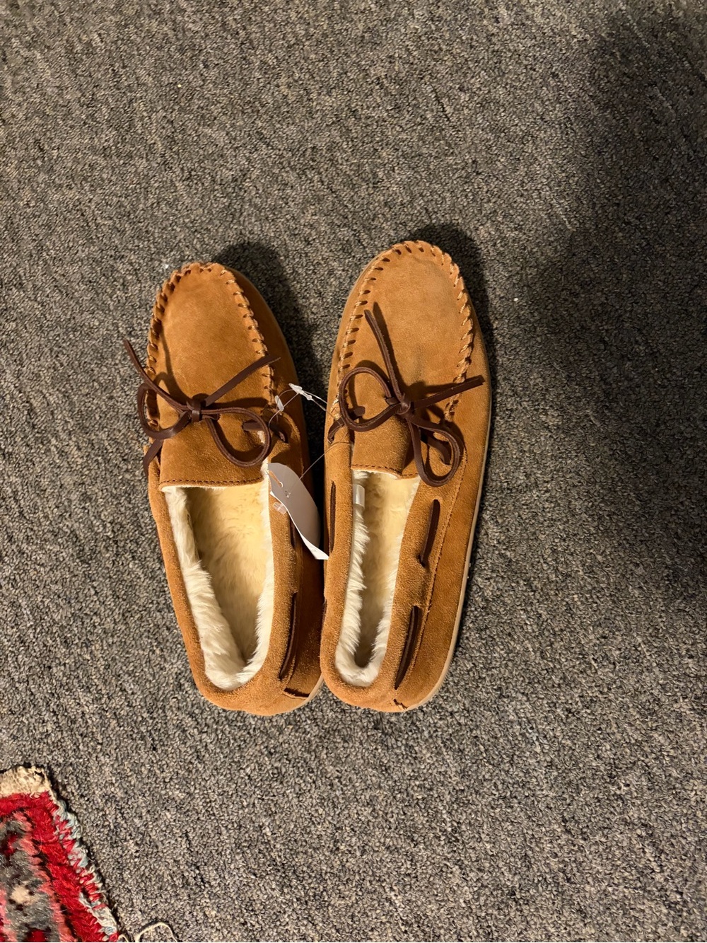 NWT J. Crew shearling moccasins